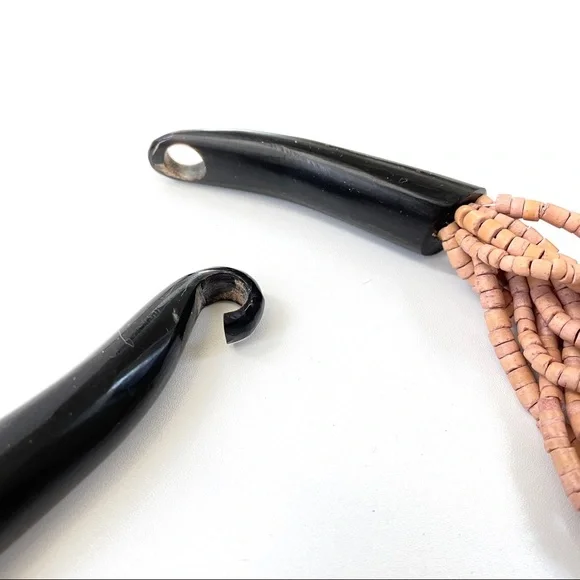 Vintage GERDA LYNGGAARD MONIES Artisan 12 Strand Layered Statement Necklace - Picture 11 of 15